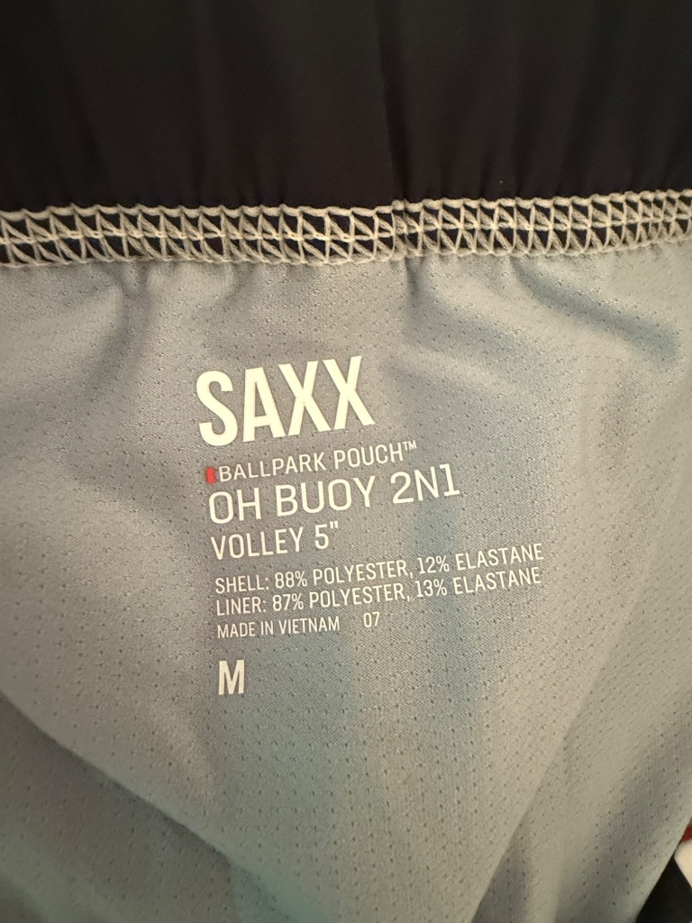 SAXX Teal Swim Shorts - Picture 6 of 6
